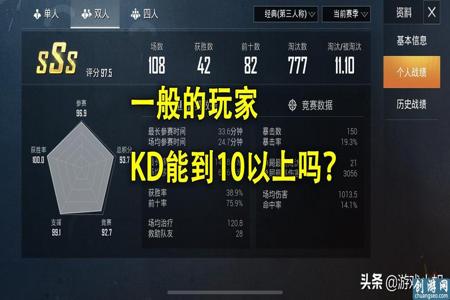 和平精英7点多kd是开挂吗 和平精英7点多kd是开挂吗